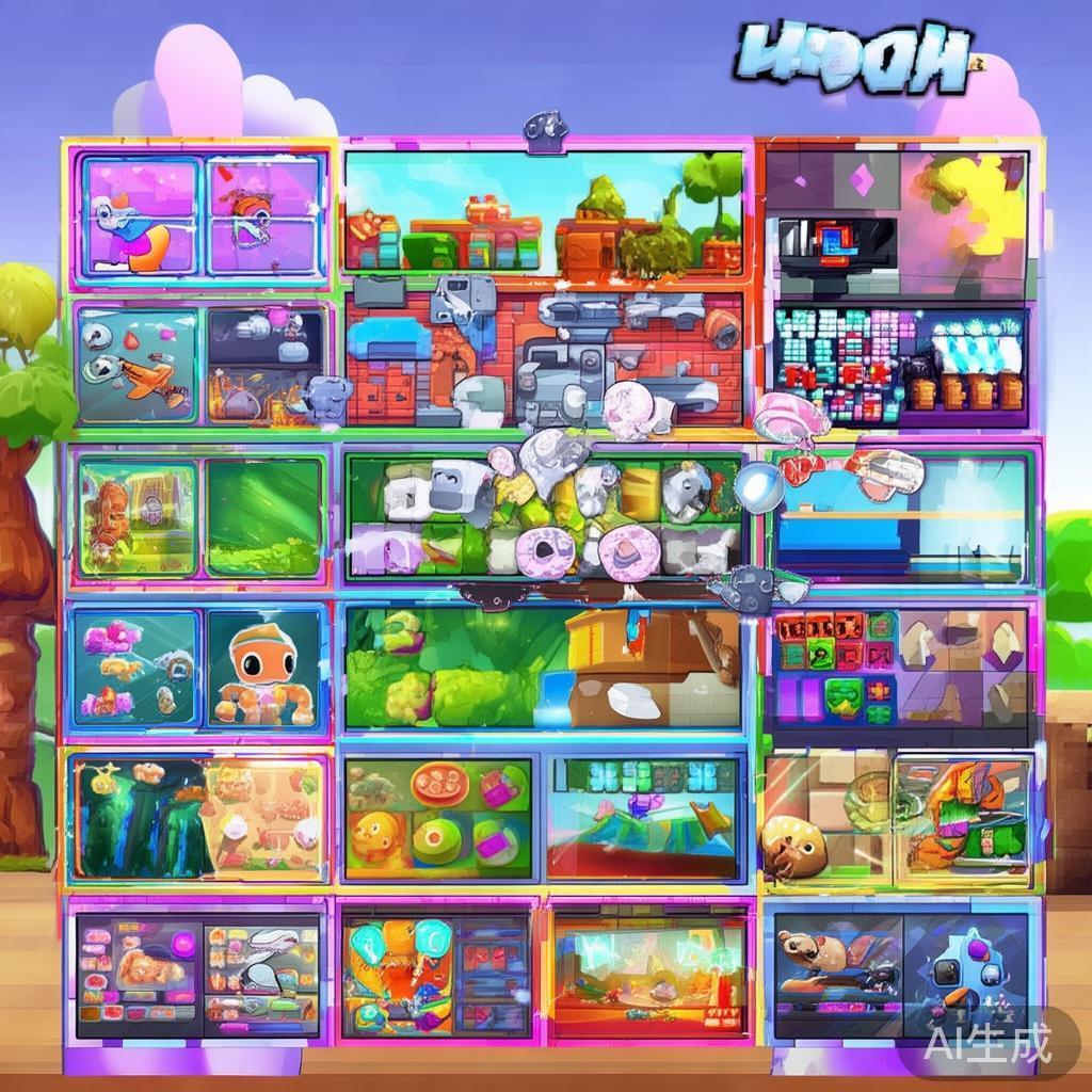 平台还提供大量休闲娱乐游戏，如拼图、消除、赛车、趣