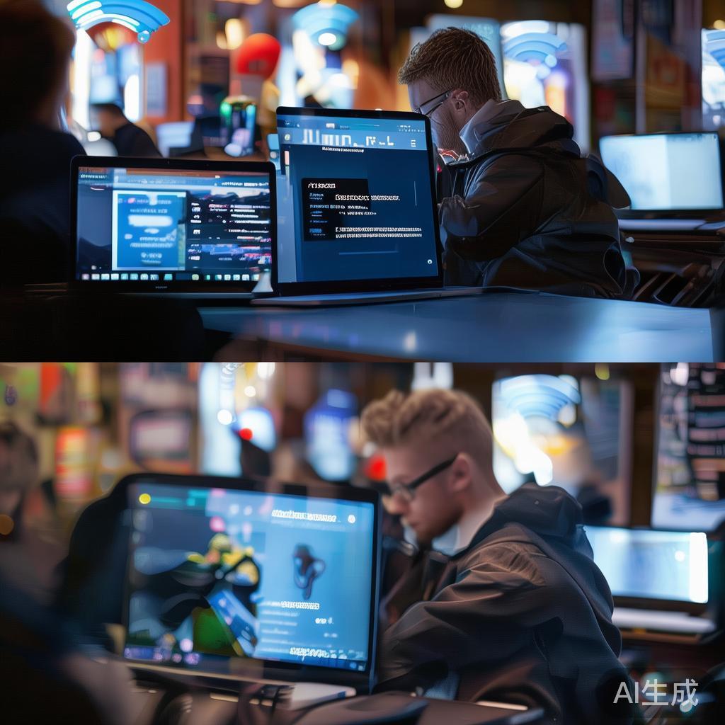 公共Wi-Fi虽便捷，但安全性较低，容易被黑客利用